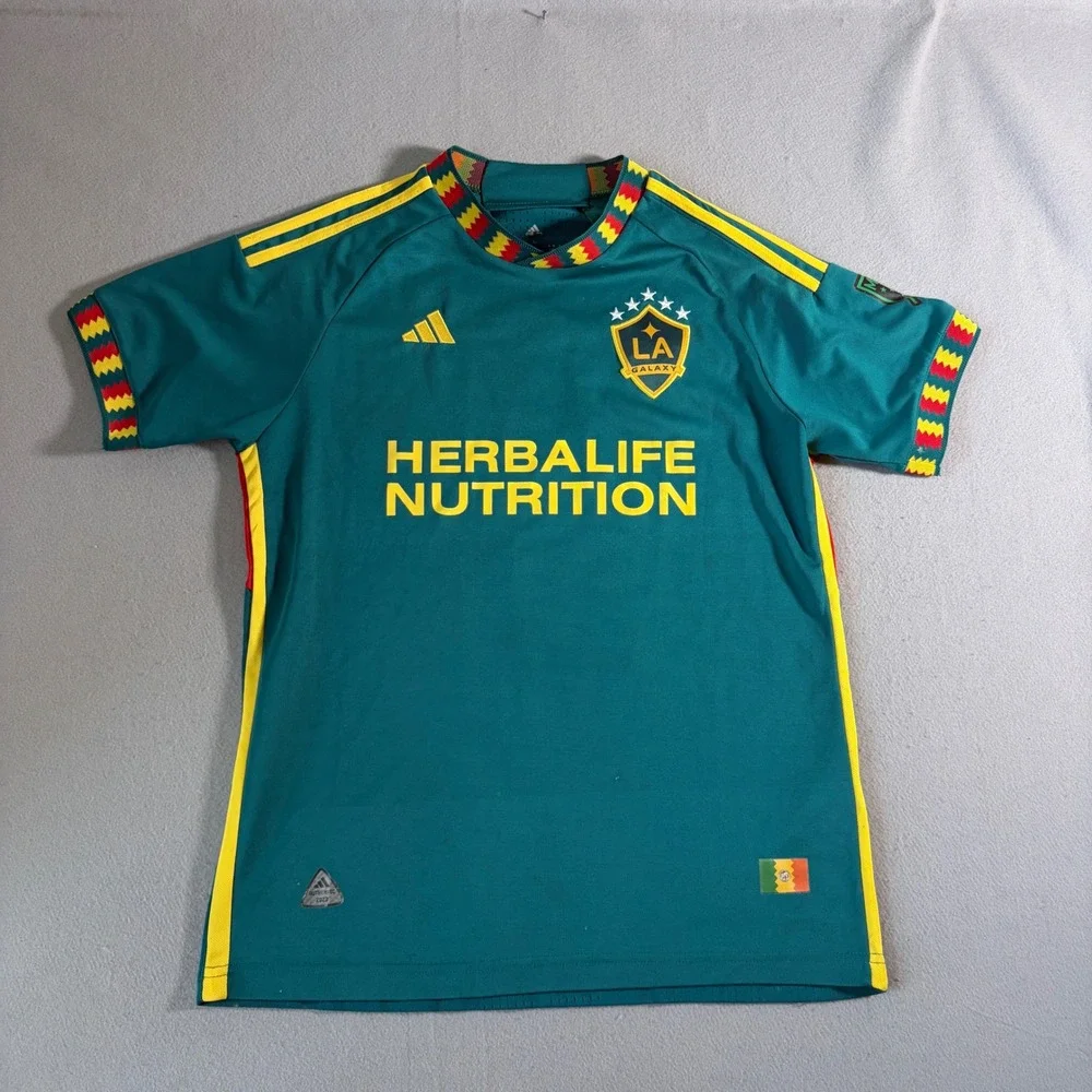 Adidas LA Galaxy 2023 Authentic City of Dreams Soccer Jersey Mens Large Pablo 3